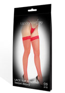 LAPDANCE LEGS DIAMOND NET THIGHHIGH OS