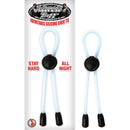 MACK TUFF ADJUSTABLE SILICONE COCK TIE – CLEAR