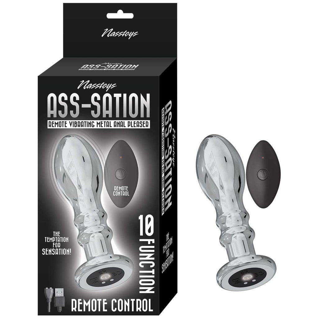 Ass-Sation Remote Vibrating Metal Anal Pleaser Ass-Sation Remote Vibrating Metal Anal Pleaser