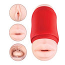 Delite Two Ways Mouth & Vagina Stroker