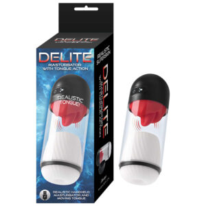 DELITE MASTURBATOR WITH TONGUE ACTION
