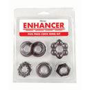 ENHANCER FIVE PIECE COCK RING SET