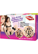 Frisky Easy Access Thigh Sling with Wrist Cuffs