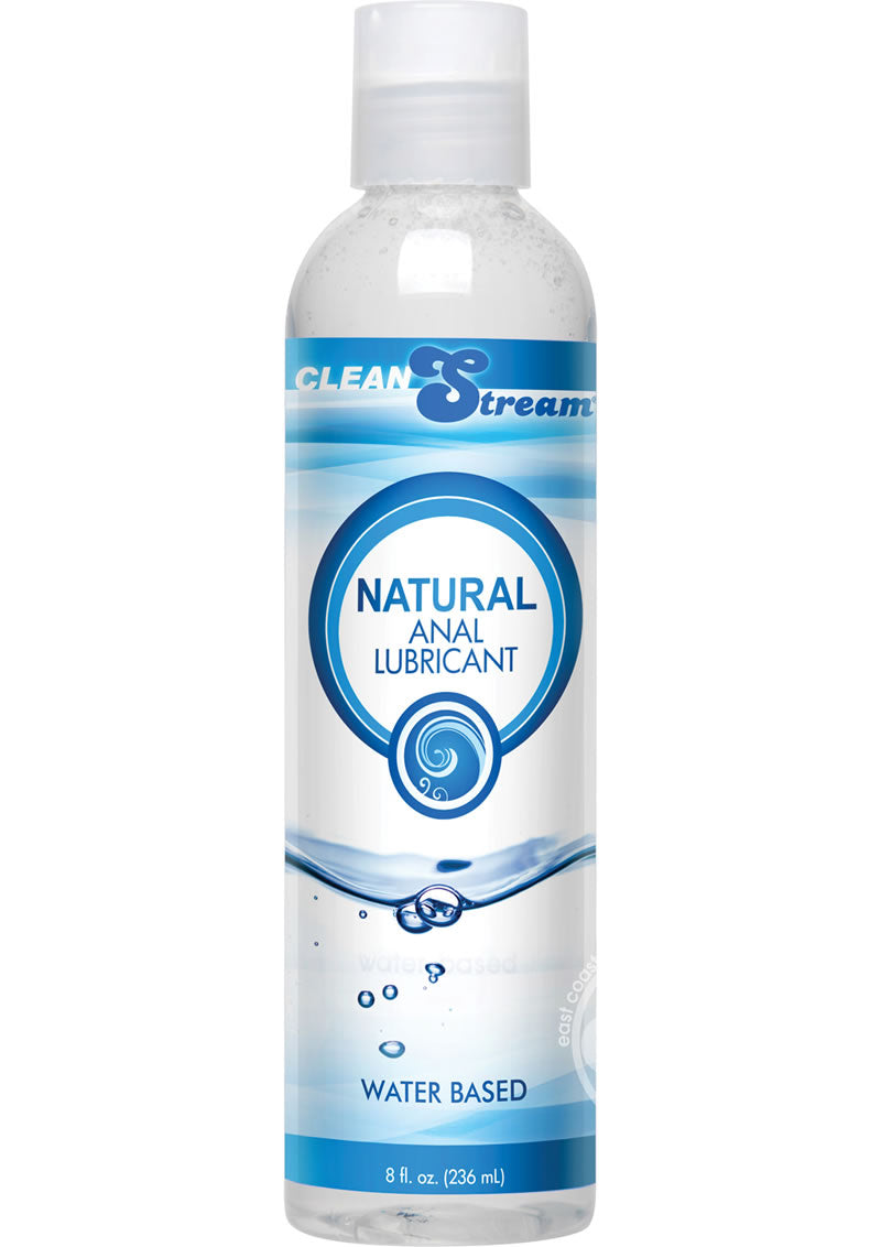 CleanStream Natural Water Based Anal Lubricant 8oz