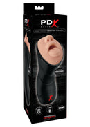 PDX Elite Rechargeable Deep Throat Vibrating Masturbator