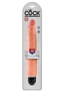King Cock Vibrating Stiffy Dildo 10in