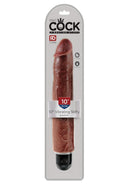 King Cock Vibrating Stiffy Dildo 10in