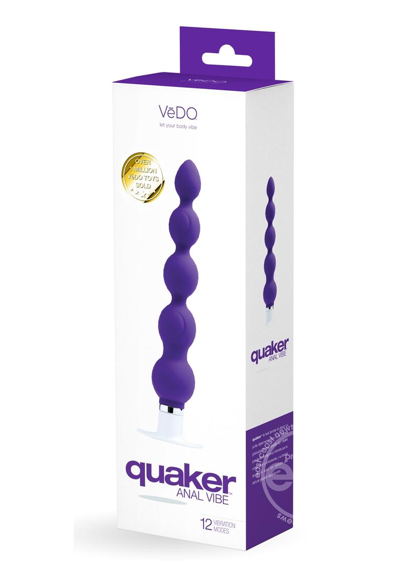 VēDO Quaker Anal Bead Vibrator