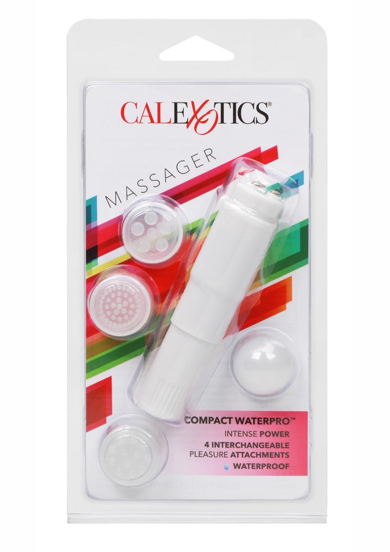 Compact Personal Travel Massager with 4 Interchangeable Heads