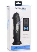 Zeus Vibrating & E-Stim Rechargeable Silicone Dildo with Remote Control 7.9in