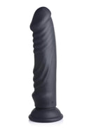 Zeus Vibrating & E-Stim Rechargeable Silicone Dildo with Remote Control 7.9in
