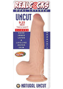 Realcocks Dual Layered Uncut Slider Thick Shaft Dildo 9.25in