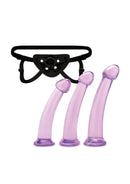 Lux Fetish Size Up Dildo and Harness Pegging Training Set (3 Piece)