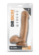 Dr. Skin Mr. Mark Dildo with Balls and Suction Cup 7in