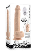 Full Monty Silicone Rechargeable Realistic Dildo with Remote Control 9in