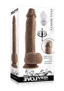 Full Monty Silicone Rechargeable Realistic Dildo with Remote Control 9in