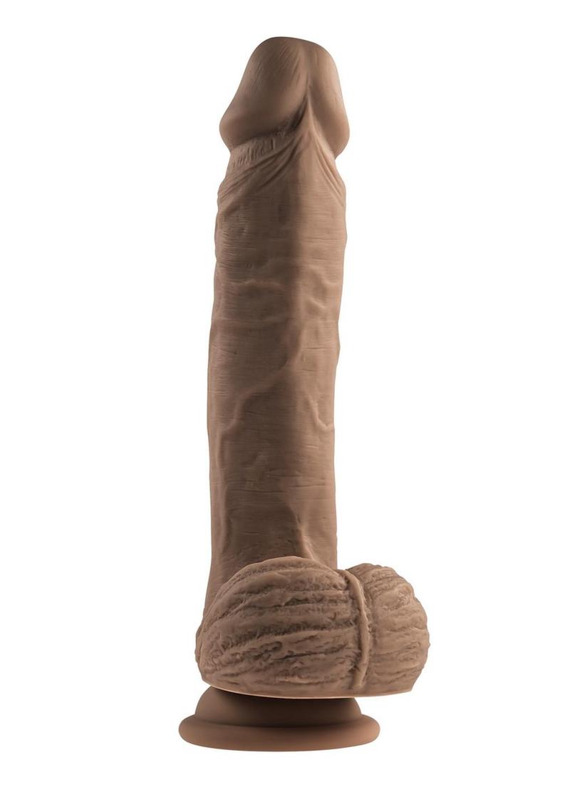Full Monty Silicone Rechargeable Realistic Dildo with Remote Control 9in