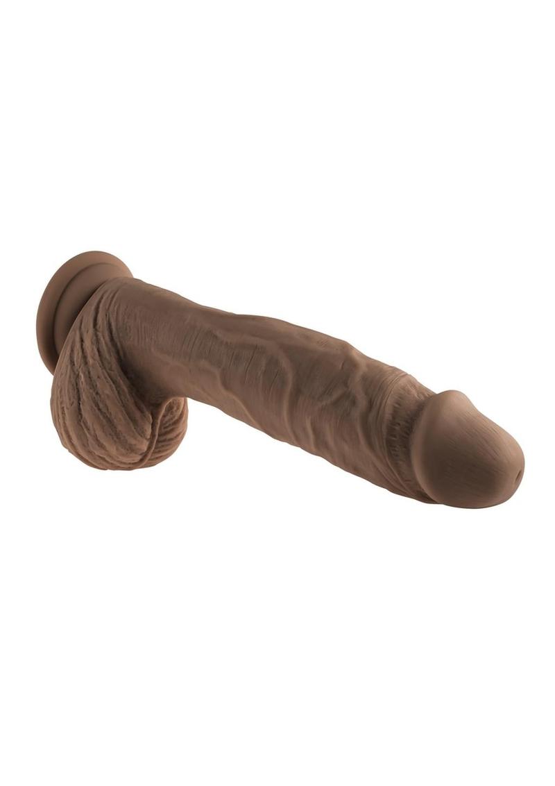 Full Monty Silicone Rechargeable Realistic Dildo with Remote Control 9in