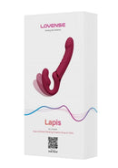 Lovense Lapis Rechargeable Silicone App Control Dual End Strapless Strap-On