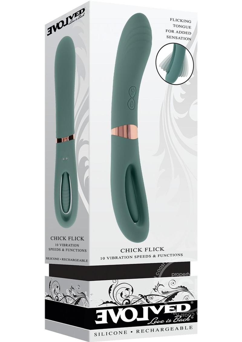 Chick Flick Rechargeable Silicone Dual Vibrator