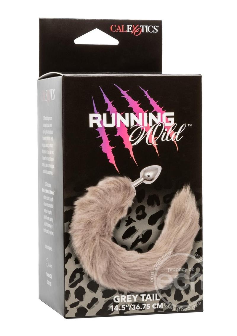 Running Wild Faux Fur Tail and Metallic Anal Plug