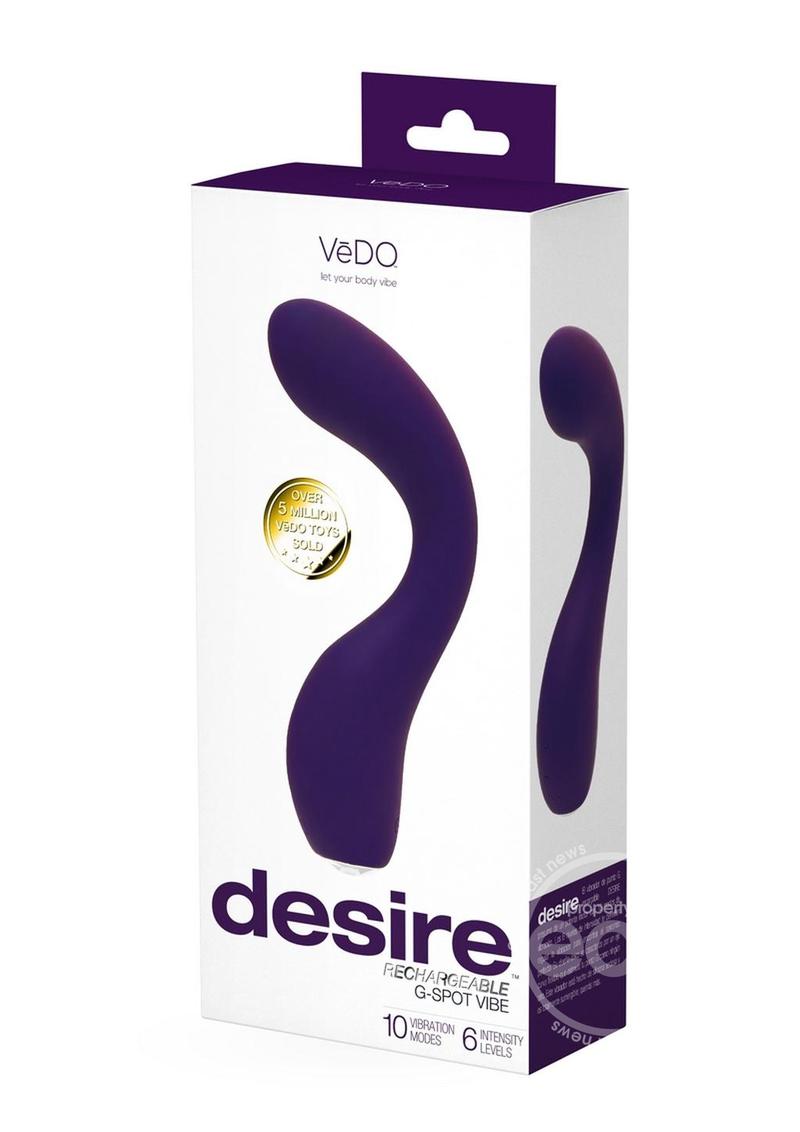 VeDo Desire Rechargeable Silicone G-Spot Vibrator