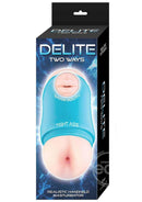 Delite Two Ways Mouth & Ass Masturbator