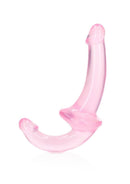 RealRock Crystal Clear Strapless Strap-On 6in