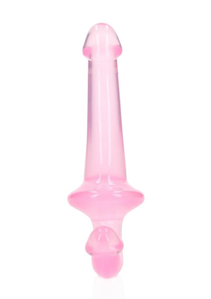 RealRock Crystal Clear Strapless Strap-On 6in