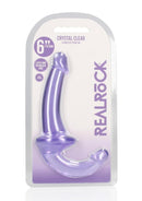 RealRock Crystal Clear Strapless Strap-On 6in