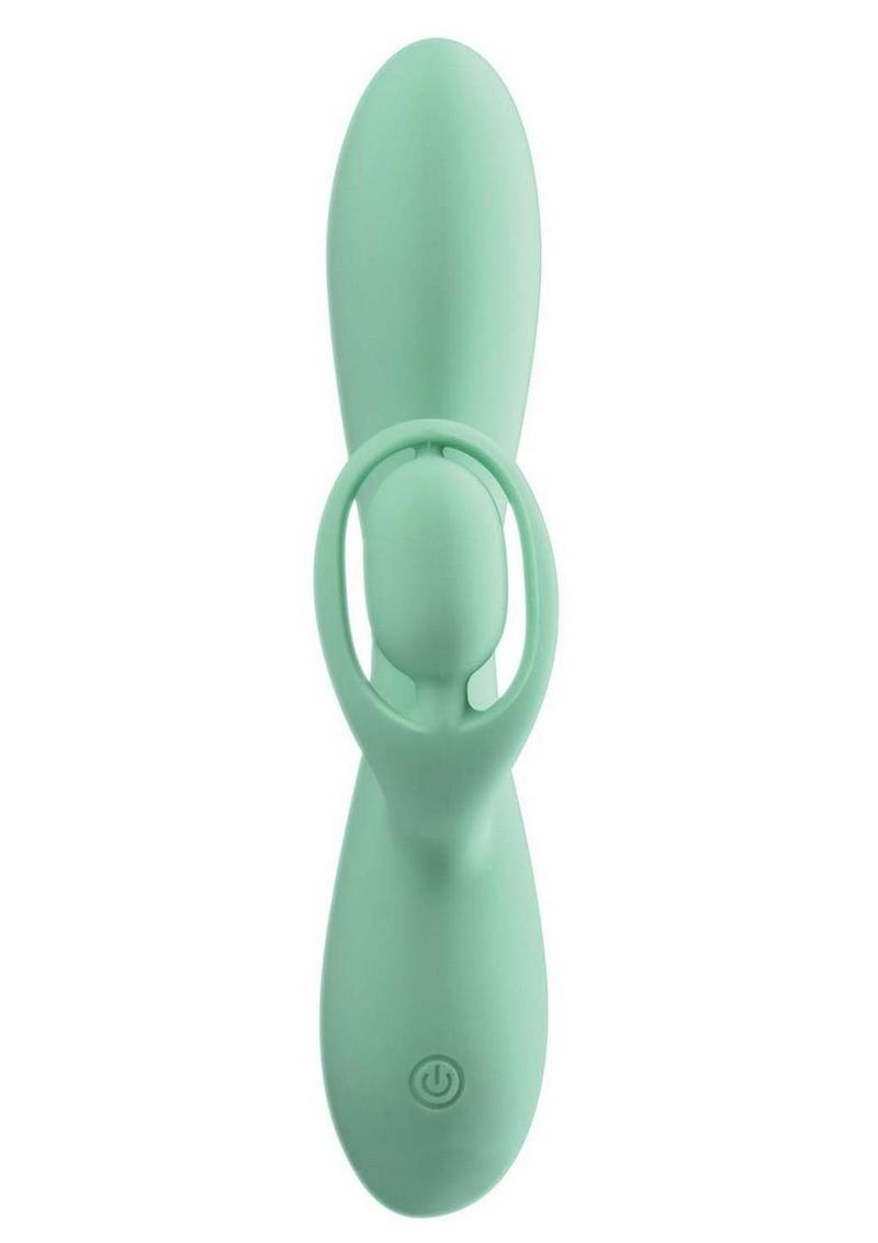 Blaze Romantic Rechargeable Silicone Rabbit Vibrator