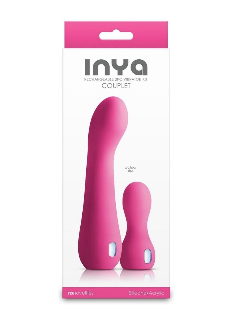 Inya Couplet Rechargeable Silicone Vibrators (2pc Set)