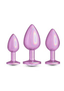 Rear Assets Trainer Chrome Plated Anal Plugs Kit (3pc Set)