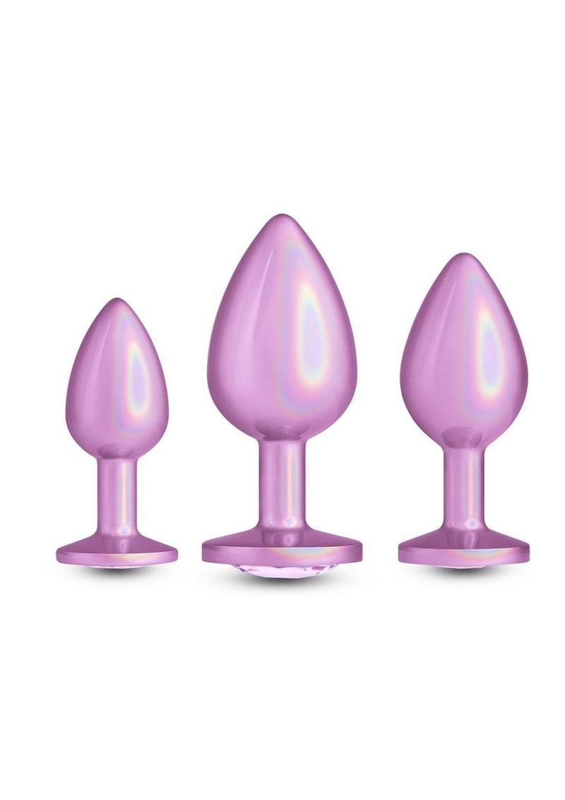 Rear Assets Trainer Chrome Plated Anal Plugs Kit (3pc Set)