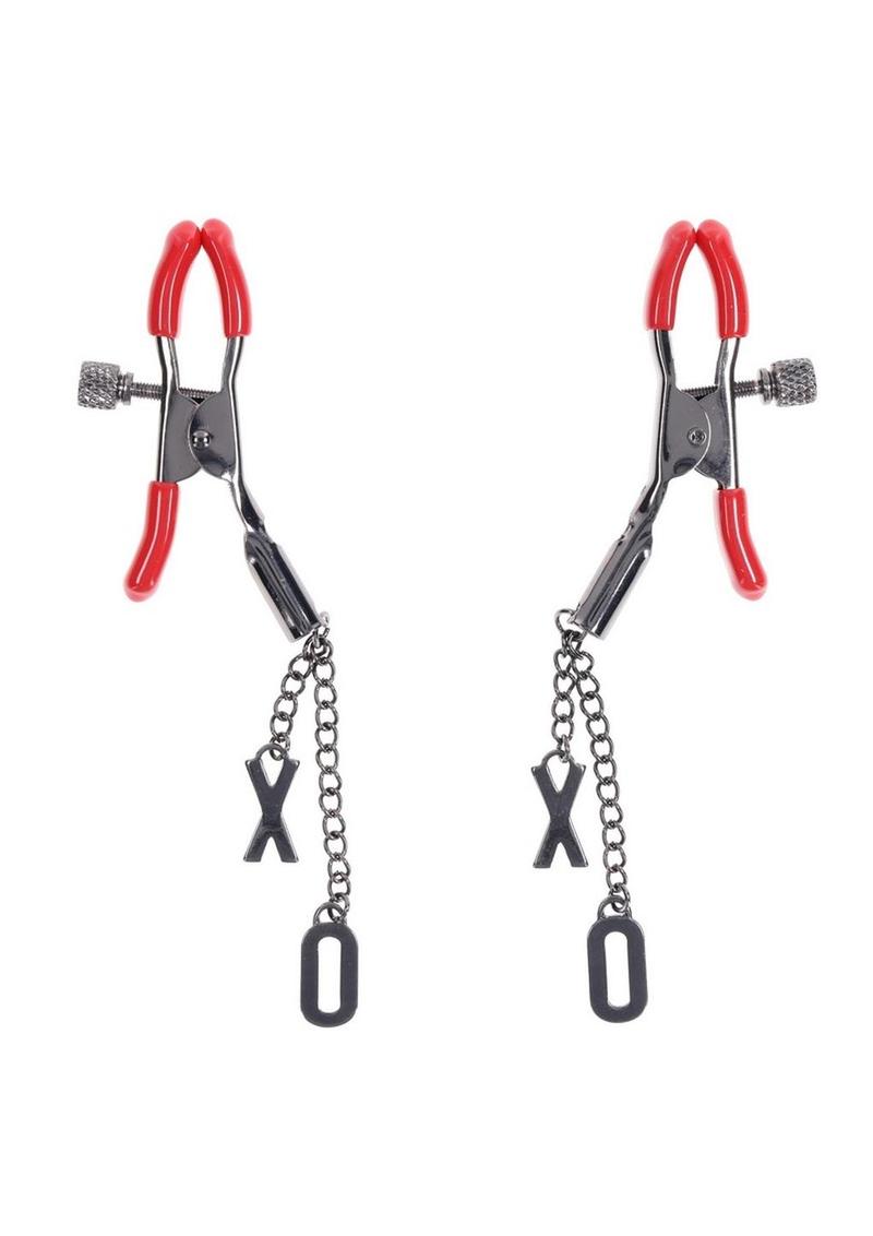 Sex & Mischief Ex's & Oh's Nipple Clamps