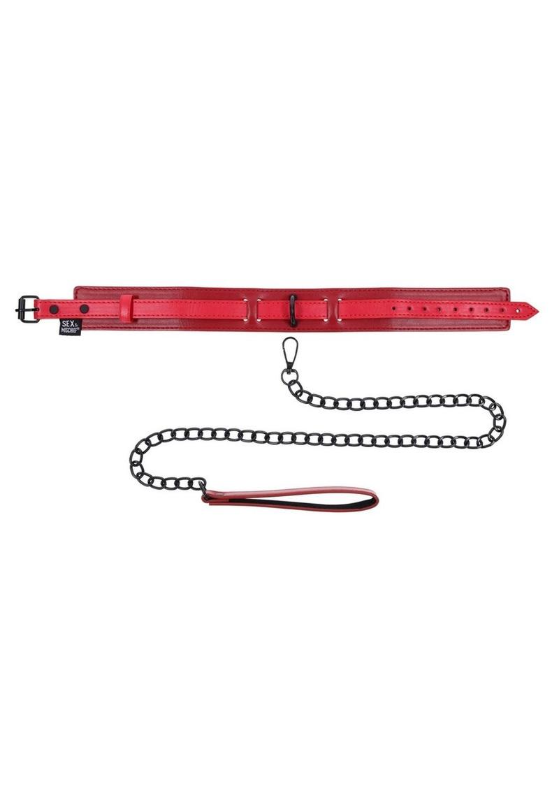 Sex & Mischief Ex's & Oh's Collar and Leash
