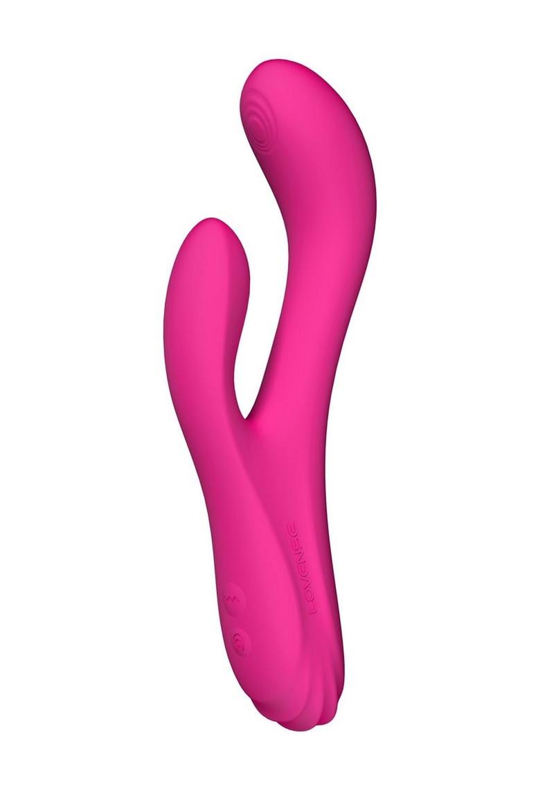 Lovense OSCI 3 Rechargeable Silicone G-Spot Vibrator With Clitoral Stimulator