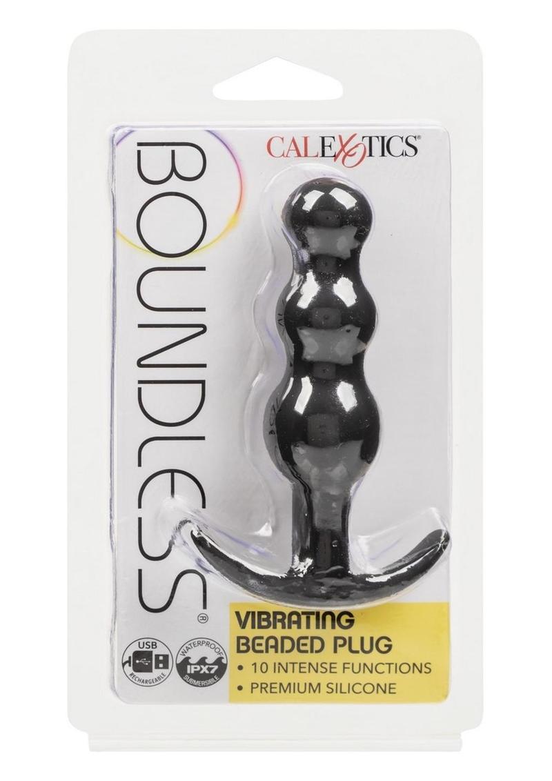 Boundless Vibrating Beaded Plug Rechargeable Silicone Anal Plug