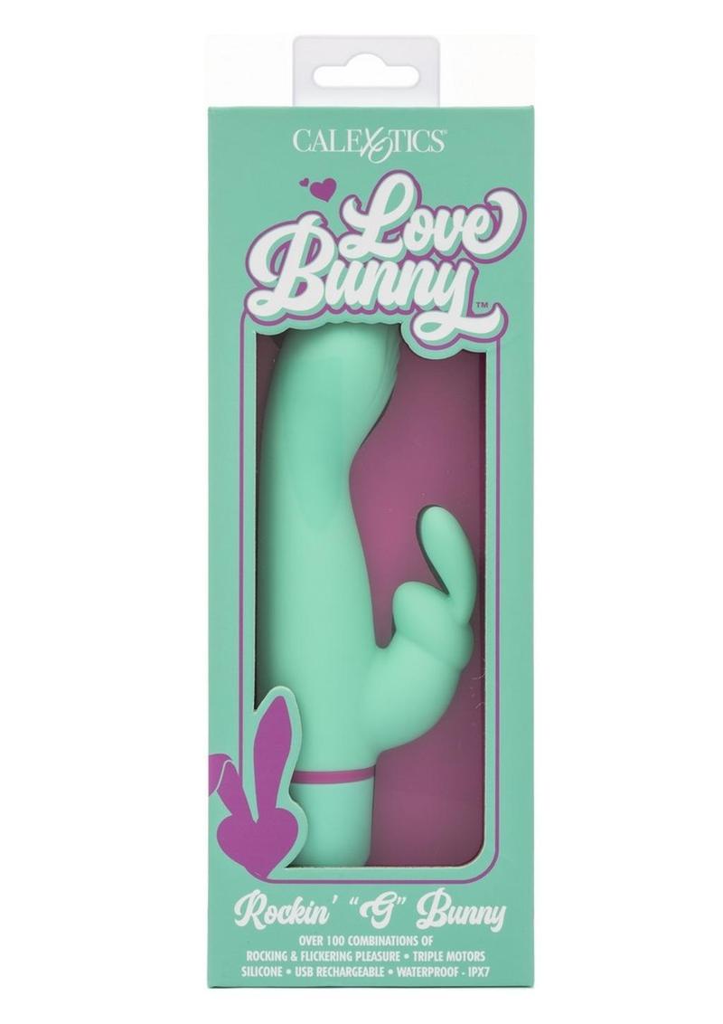 Love Bunny Rockin G Bunny Rechargeable Silicone Rocking Motion G-Spot Rabbit Vibrator