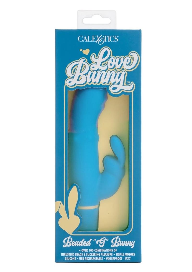 Love Bunny Beaded G Bunny Rechargeable Silicone Beaded Motion G-Spot Rabbit Vibrator