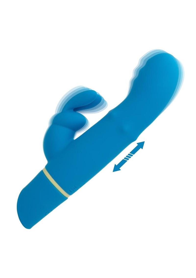 Love Bunny Beaded G Bunny Rechargeable Silicone Beaded Motion G-Spot Rabbit Vibrator