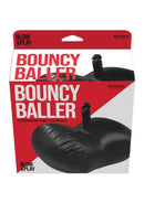 Bouncy Baller Inflatable Cushion with Dilldo and Foot Pump