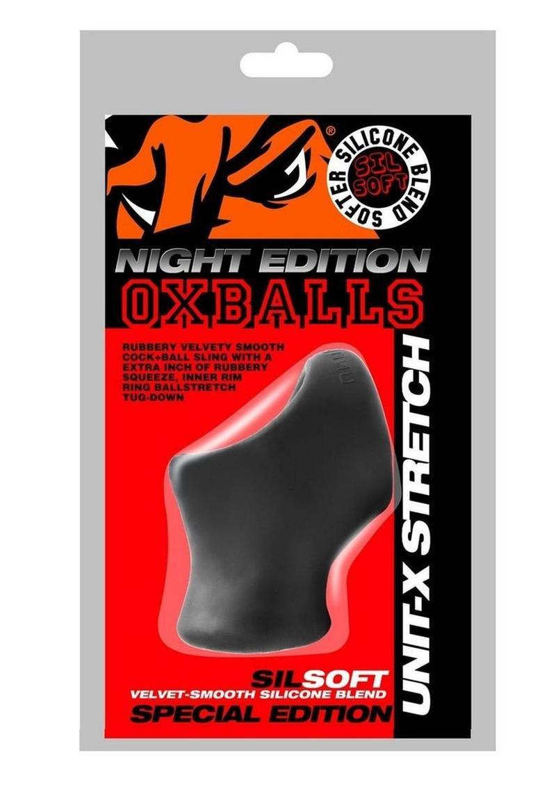 Oxballs Atomic Jock Unit-X Cock Ring and Ball Stretcher Night Edition
