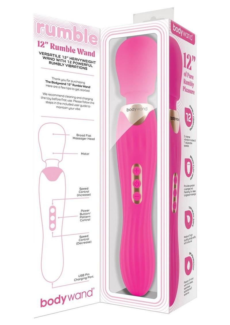 Bodywand Rumble Rechargeable Wand 12in