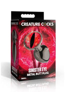 Creature Cocks Red Eye Metal Butt Plug