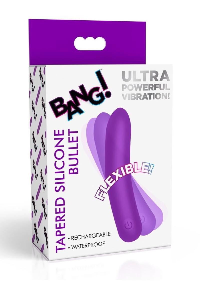 Bang Tapered Flexible Silicone Rechargeable Bullet