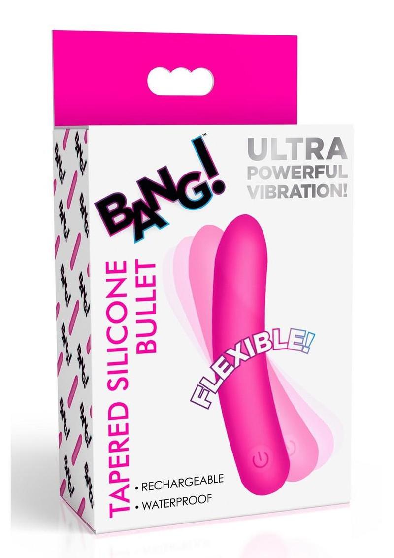 Bang Tapered Flexible Silicone Rechargeable Bullet