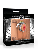 Master Series Pussy Boy Metal Chastity Cage Stainless Steel