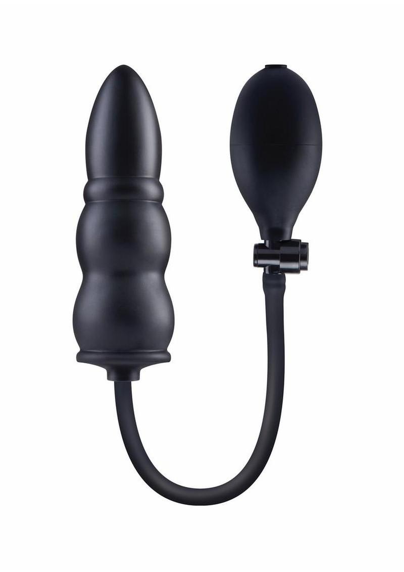 Size Up Ripple Inflatable Silicone Butt Plug 5.5in