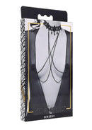 Sex & Mischief Lace Collar with Nipple Ties